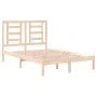 Solid pine wood bed frame 120x200 cm by vidaXL, Beds and slatted bases - Ref: Foro24-3104343, Price: 109,48 €, Discount: %