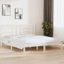 Estructura de cama madera maciza blanco Supe King 180x200 cm de vidaXL, Camas y somieres - Ref: Foro24-3104364, Precio: 141,7...