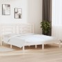 Weißer Massivholzbettrahmen Supe King 180x200 cm von vidaXL, Betten und Lattenroste - Ref: Foro24-3104364, Preis: 145,84 €, R...