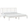 Weißer Massivholzbettrahmen Supe King 180x200 cm von vidaXL, Betten und Lattenroste - Ref: Foro24-3104364, Preis: 145,84 €, R...