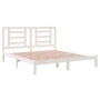 Weißer Massivholzbettrahmen Supe King 180x200 cm von vidaXL, Betten und Lattenroste - Ref: Foro24-3104364, Preis: 145,84 €, R...