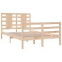 Estructura de cama madera maciza de pino 120x200 cm de vidaXL, Camas y somieres - Ref: Foro24-3104278, Precio: 118,60 €, Desc...