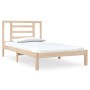 Estructura de cama de madera maciza de pino 90x200 cm de vidaXL, Camas y somieres - Ref: Foro24-3104333, Precio: 83,54 €, Des...
