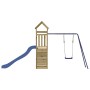 Spielplatz im Freien aus imprägniertem Kiefernholz von vidaXL, Schaukeln und Spielgeräte - Ref: Foro24-3155905, Preis: 344,95...