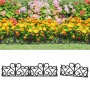Borduras de jardín 17 unidades PP negro 10 m by vidaXL, Garden edging and edging - Ref: Foro24-318301, Price: 51,43 €, Discou...