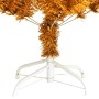 Árbol de Navidad artificial con soporte PET dorado 150 cm