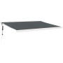Einziehbare Markise aus Aluminium und anthrazitgrauem Stoff 4x3 m von vidaXL, Markisen - Ref: Foro24-3154588, Preis: 1,00 €, ...