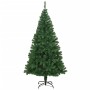 Árbol de Navidad artificial con ramas gruesas PVC verde 210 cm