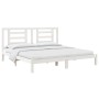 Estructura de cama madera maciza de pino blanco 200x200 cm de vidaXL, Camas y somieres - Ref: Foro24-3104369, Precio: 138,76 ...