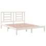 Massiver Bettrahmen aus weißem Kiefernholz, 160 x 200 cm von vidaXL, Betten und Lattenroste - Ref: Foro24-3104359, Preis: 129...