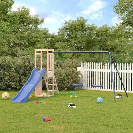 Outdoor playground made of solid pine wood by vidaXL, Swings and play structures - Ref: Foro24-3155927, Price: 290,05 €, Disc...