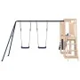 Solid pine wood outdoor playground by vidaXL, Swings and play structures - Ref: Foro24-3155930, Price: 494,16 €, Discount: %