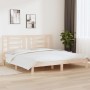 Bettgestell aus massivem Kiefernholz, 200 x 200 cm von vidaXL, Betten und Lattenroste - Ref: Foro24-3104368, Preis: 128,30 €,...