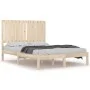 Estructura de cama madera maciza 120x190 cm de vidaXL, Camas y somieres - Ref: Foro24-3104383, Precio: 115,92 €, Descuento: %
