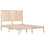 Solid wood bed frame 120x190 cm by vidaXL, Beds and slatted bases - Ref: Foro24-3104383, Price: 119,61 €, Discount: %