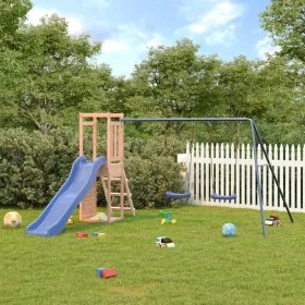 Parque infantil de exterior madera maciza Douglas by vidaXL, Swings and play structures - Ref: Foro24-3155928, Price: 283,16 ...