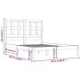 Bettgestell aus massivem schwarzem Kiefernholz, 200 x 200 cm von vidaXL, Betten und Lattenroste - Ref: Foro24-3104502, Preis:...