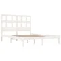 Solid white pine wood bed frame 120x200 cm by vidaXL, Beds and slatted bases - Ref: Foro24-3104474, Price: 114,22 €, Discount: %