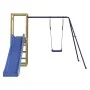 Parque infantil de exterior madera de pino impregnada de vidaXL, Columpios y estructuras de juegos - Ref: Foro24-3155926, Pre...