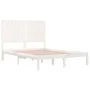Estructura de cama madera maciza de pino blanco 120x200 cm de vidaXL, Camas y somieres - Ref: Foro24-3104409, Precio: 120,60 ...