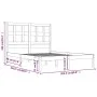 Estructura de cama madera maciza de pino marrón miel 200x200 cm de vidaXL, Camas y somieres - Ref: Foro24-3104501, Precio: 16...