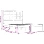 Honey brown solid pine wood bed frame 200x200 cm by vidaXL, Beds and slatted bases - Ref: Foro24-3104501, Price: 162,14 €, Di...