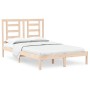 Solid wood bed frame 120x190 cm by vidaXL, Beds and slatted bases - Ref: Foro24-3104318, Price: 114,36 €, Discount: %