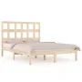 Solid pine wood bed frame 120x190 cm by vidaXL, Beds and slatted bases - Ref: Foro24-3104448, Price: 107,16 €, Discount: %