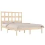 Solid pine wood bed frame 120x190 cm by vidaXL, Beds and slatted bases - Ref: Foro24-3104448, Price: 107,16 €, Discount: %
