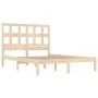 Solid pine wood bed frame 120x190 cm by vidaXL, Beds and slatted bases - Ref: Foro24-3104448, Price: 107,16 €, Discount: %