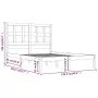 Bettgestell aus massivem Kiefernholz, 120 x 190 cm von vidaXL, Betten und Lattenroste - Ref: Foro24-3104448, Preis: 109,63 €,...