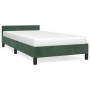 Bettgestell aus dunkelgrünem Samt mit Kopfteil 80x200 cm von vidaXL, Betten und Lattenroste - Ref: Foro24-347540, Preis: 85,9...