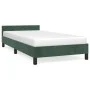 Dark green velvet bed frame with headboard 80x200 cm by vidaXL, Beds and slatted bases - Ref: Foro24-347540, Price: 84,63 €, ...