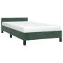 Dark green velvet bed frame with headboard 80x200 cm by vidaXL, Beds and slatted bases - Ref: Foro24-347540, Price: 84,63 €, ...