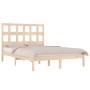 Solid pine wood bed frame 200x200 cm by vidaXL, Beds and slatted bases - Ref: Foro24-3104498, Price: 129,49 €, Discount: %