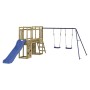 Outdoor-Spielplatz aus imprägniertem Kiefernholz von vidaXL, Schaukeln und Spielgeräte - Ref: Foro24-3155932, Preis: 557,02 €...