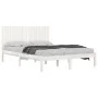 Solid white pine wood bed frame 160x200 cm by vidaXL, Beds and slatted bases - Ref: Foro24-3104424, Price: 156,68 €, Discount: %
