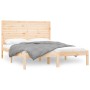 Bettgestell aus massivem Kiefernholz, 120 x 200 cm von vidaXL, Betten und Lattenroste - Ref: Foro24-3104603, Preis: 129,78 €,...
