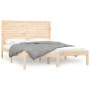 Solid pine wood bed frame 120x200 cm by vidaXL, Beds and slatted bases - Ref: Foro24-3104603, Price: 126,31 €, Discount: %