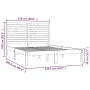 Solid pine wood bed frame 120x200 cm by vidaXL, Beds and slatted bases - Ref: Foro24-3104603, Price: 126,31 €, Discount: %