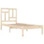 Bettgestell aus massivem Kiefernholz, 90 x 200 cm von vidaXL, Betten und Lattenroste - Ref: Foro24-3104528, Preis: 79,65 €, R...