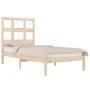 Estructura de cama de madera maciza de pino 90x200 cm de vidaXL, Camas y somieres - Ref: Foro24-3104463, Precio: 81,05 €, Des...