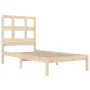Estructura de cama de madera maciza de pino 90x200 cm de vidaXL, Camas y somieres - Ref: Foro24-3104463, Precio: 81,05 €, Des...
