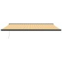Toldo retráctil aluminio y tela amarillo y blanco 5x3 m
