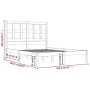 Weißer Massivholzbettrahmen Super King 180x200 cm von vidaXL, Betten und Lattenroste - Ref: Foro24-3104494, Preis: 141,90 €, ...