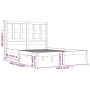 Weißer Massivholzbettrahmen Super King 180x200 cm von vidaXL, Betten und Lattenroste - Ref: Foro24-3104494, Preis: 145,99 €, ...