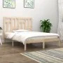 Solid wood bed frame 120x190 cm by vidaXL, Beds and slatted bases - Ref: Foro24-3104513, Price: 109,64 €, Discount: %