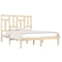Solid wood bed frame 120x190 cm by vidaXL, Beds and slatted bases - Ref: Foro24-3104513, Price: 109,64 €, Discount: %