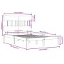Weißer Massivholzbettrahmen 120x200 cm von vidaXL, Betten und Lattenroste - Ref: Foro24-3104734, Preis: 114,55 €, Rabatt: %