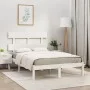 Massiver Bettrahmen aus weißem Kiefernholz, 160 x 200 cm von vidaXL, Betten und Lattenroste - Ref: Foro24-3104684, Preis: 120...